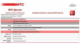 Как отключить тарифный план МТС в Кропп
