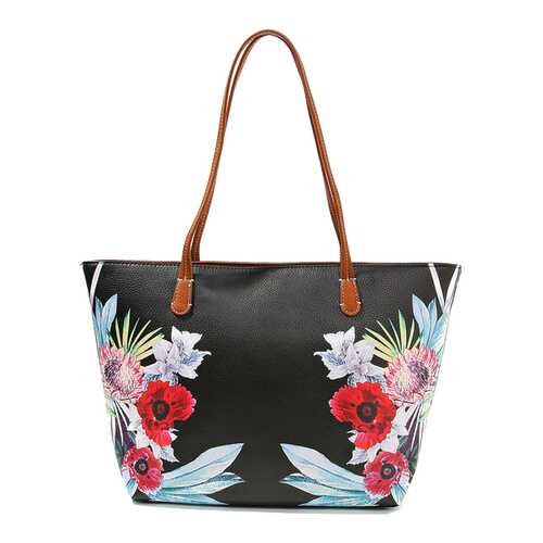 Шоппер женский Desigual 4337689 черный в Кропп