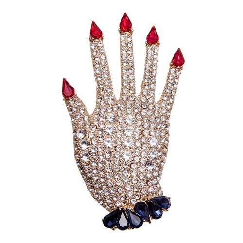 Брошь женская Asavi Jewel BCH906063 золотистая в Кропп