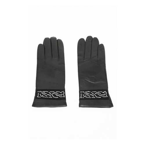 Перчатки женские Labbra LB-3034 черные 7.5 в Кропп