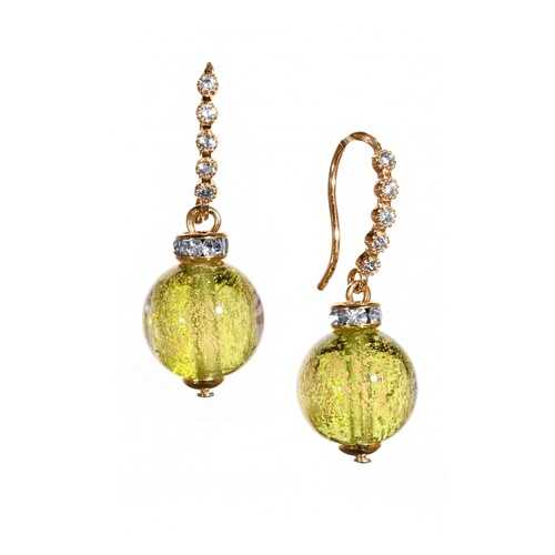 Серьги Bottega Murano 09044346 салатовые в Кропп