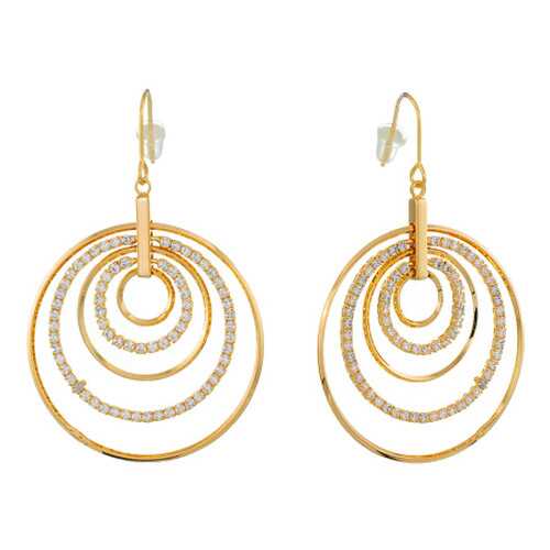 Серьги Corona Style B006E05127 золотистые в Кропп