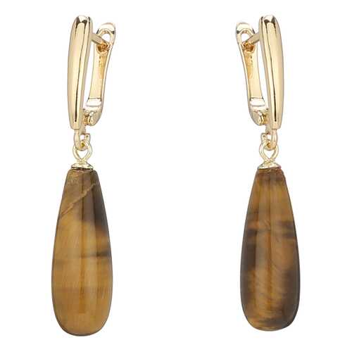 Серьги женские My-bijou 303-1599 коричневые в Кропп