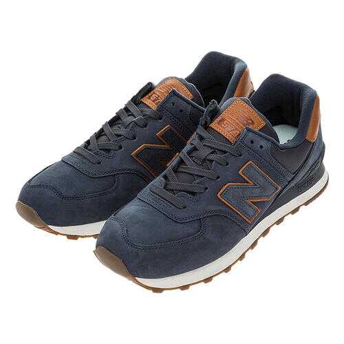 Кроссовки мужские New Balance ML574NBD/D синие/коричневые 9 US в Кропп
