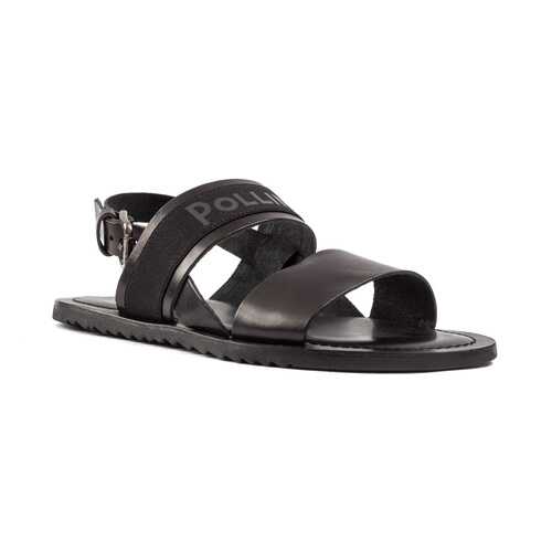 Сандалии мужские Pollini SB16011G0AUK0000 черные 43 RU в Кропп
