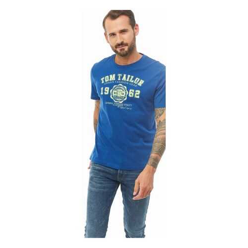 Футболка мужская TOM TAILOR 1008637-11305 синяя L в Кропп