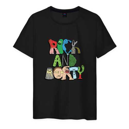 Футболка мужская ВсеМайки 1858277 черная XXL в Кропп