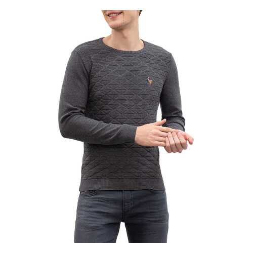Джемпер мужской U.S. POLO Assn. G081SZ0TK0FEDOR серый L в Кропп