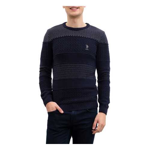 Джемпер мужской U.S. POLO Assn. G081SZ0TK0RUAR синий XL в Кропп
