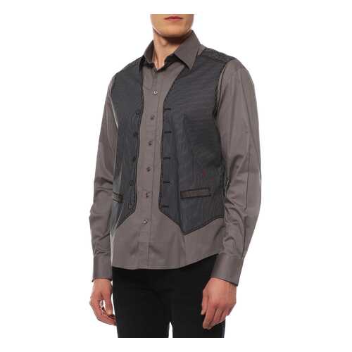 Рубашка мужская JC de Castelbajac I9 J 5506 1600 серая XL в Кропп