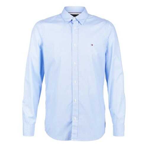 Рубашка мужская Tommy Hilfiger MW0MW12205 0GZ синяя XL в Кропп