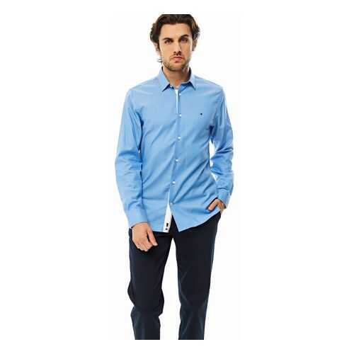 Рубашка мужская Tommy Hilfiger MW0MW13951 синяя XXL в Кропп