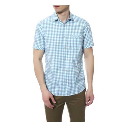 Рубашка мужская TRU TRUSSARDI 624175 голубая 40 IT в Кропп