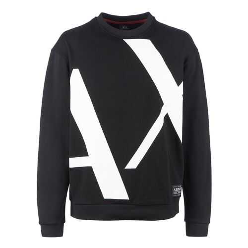 Свитшот мужской Armani Exchange 3HZMFD ZJ1NZ черный XL в Кропп