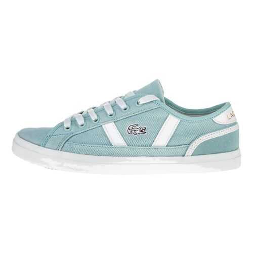 Кеды женские Lacoste 739CFA0017 бирюзовые 4.5 FR в Кропп