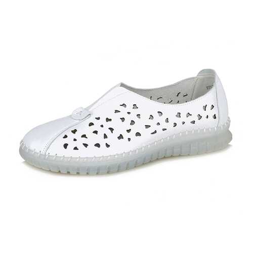 Мокасины женские Alessio Nesca Comfort HTY20SS-14 белые 41 RU в Кропп