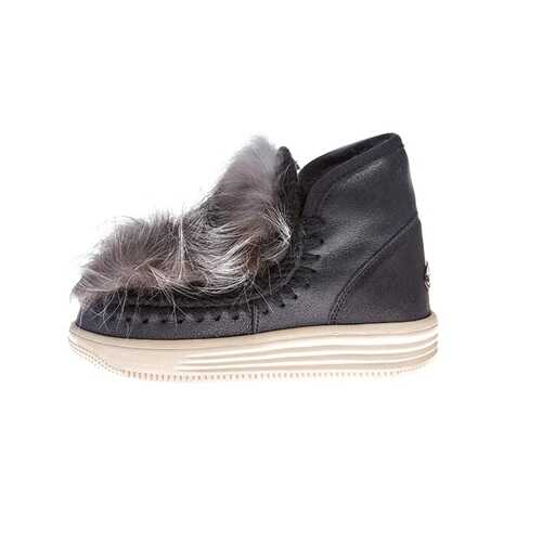 Угги Shepherd's Life Godiva Fox Cbkg черная кожа в Кропп