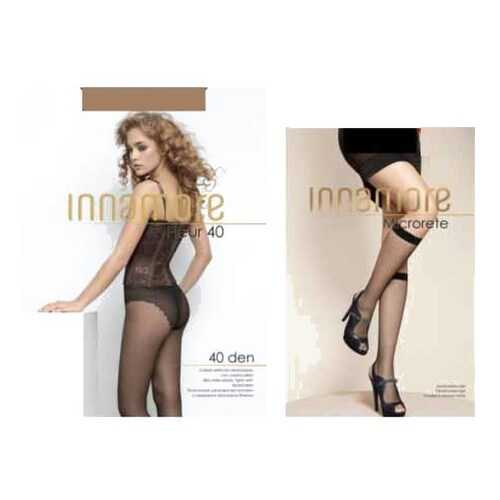 Колготки Innamore Fleur 40 daino + гольфы Microrete, размер 2 в Кропп