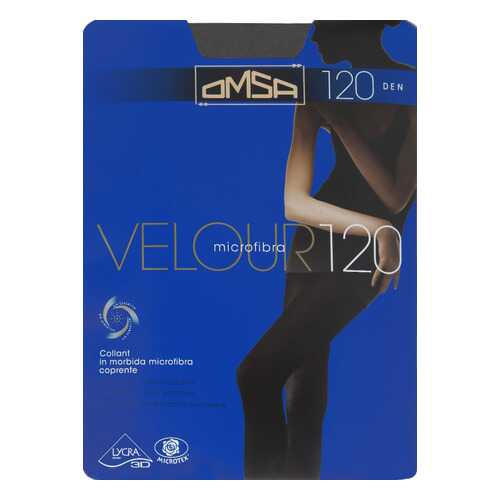 Колготки Omsa VELOUR 120 / Grigio fumo (Светло-серый) / 3 (M) в Кропп