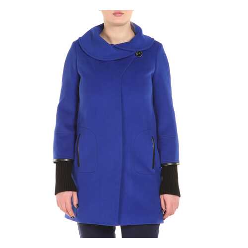Пальто женское ELEGANT LEDI 11 синее 50 RU в Кропп