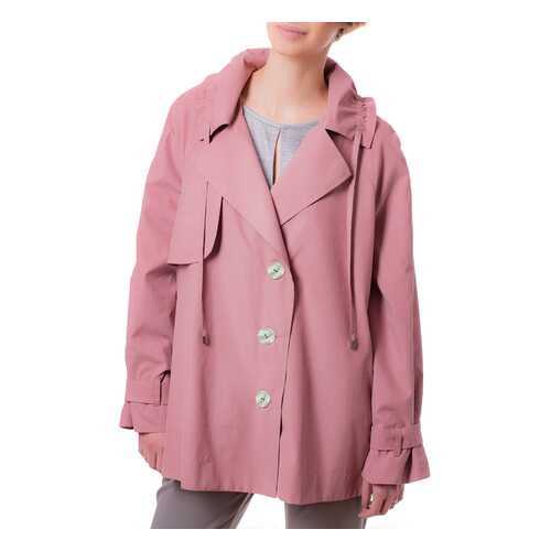 Тренч женский Argent VLU901914 розовый 52 RU в Кропп