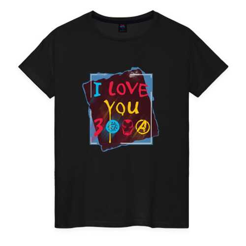 Футболка женская ВсеМайки 1844225 черная XXXL в Кропп