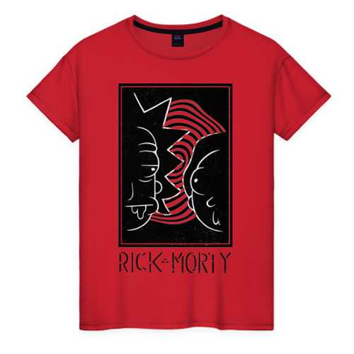 Футболка женская ВсеМайки 1952863 красная XXXL в Кропп