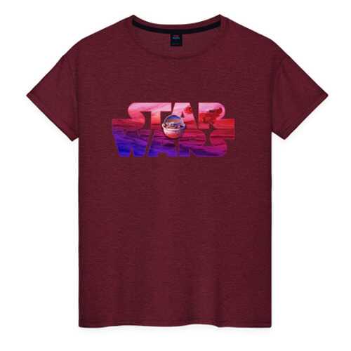 Футболка женская ВсеМайки 2147265 красная XXXL в Кропп