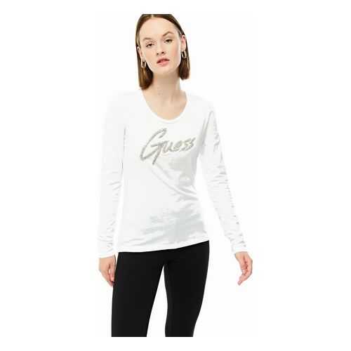 Лонгслив женский Guess W0YI65-JA900 белый M в Кропп