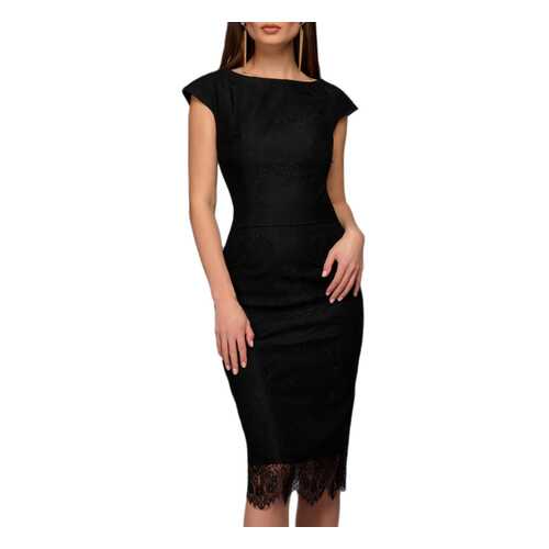 Платье женское D&M by 1001DRESS DM01214BK черное L в Кропп