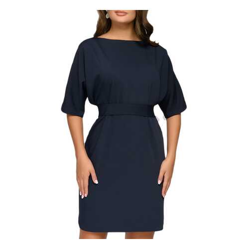 Платье женское D&M by 1001DRESS DM01652DB синее S в Кропп