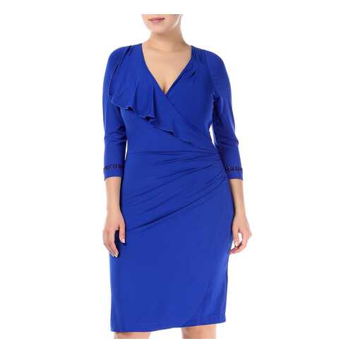 Платье женское Maria Grazia Severi 6416/1776/521 синее 48 IT в Кропп
