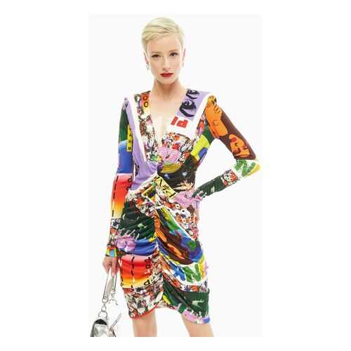 Платье женское Pinko 1B142D 7790 NR4 разноцветное S в Кропп