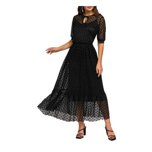 Вечернее платье женское D&M by 1001DRESS DM01734BK черное S в Кропп